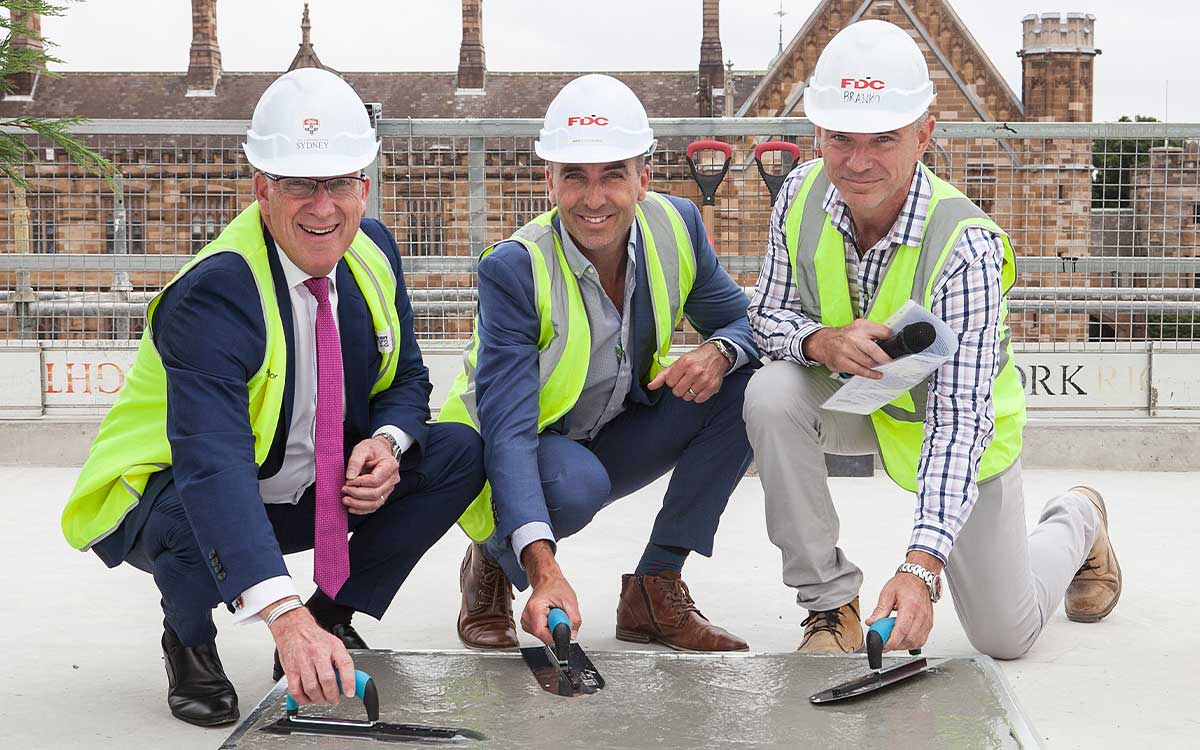 FDC Building, Chau Chak Wing Museum Topping Out Ceremony