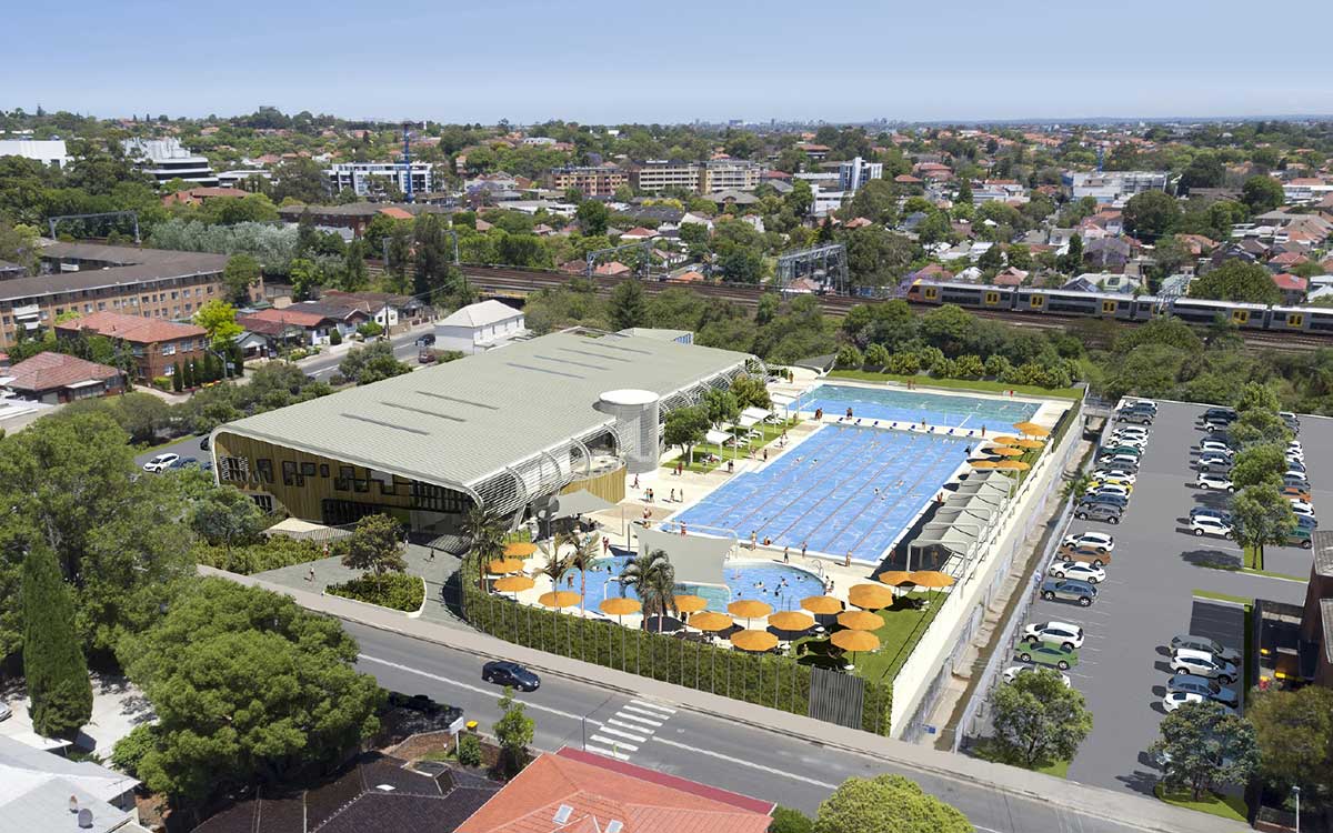 Ashfield Aquatic Centre, FDC Building